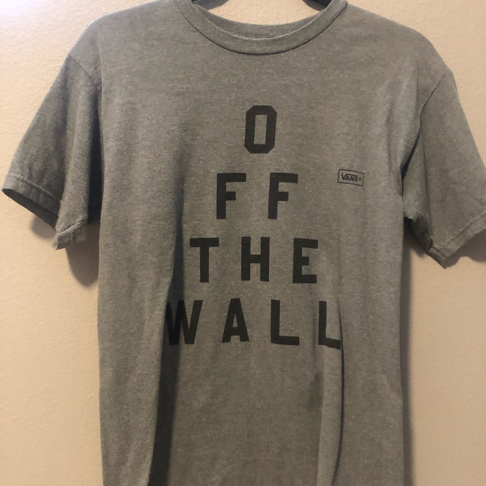 Vans Off The Wall Gray Tee